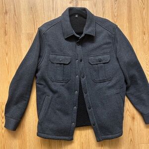 Banana Republic Factory Charcoal Shirt Jacket